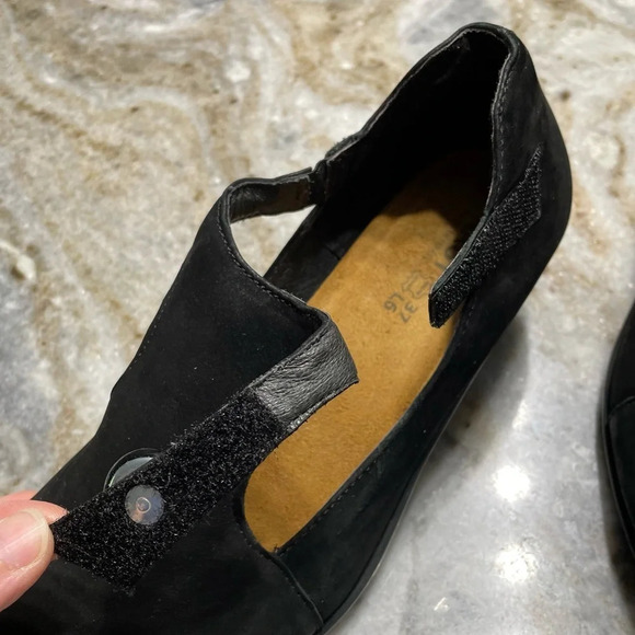 Naot T Strap Mary Jane Leather Pump Shoes EU 37 L6 - Picture 4 of 13